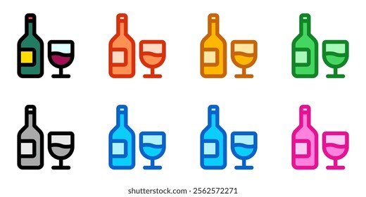 Editable wine vector icon. Part of a big icon set family. Perfect for web and app interfaces, presentations, infographics, etc