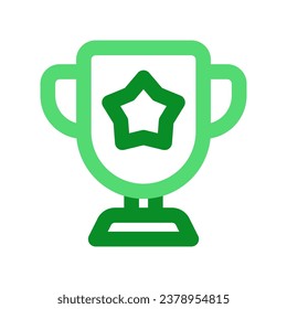 Editable winning trophy vector icon. Video game, game elements. Part of a big icon set family. Perfect for web and app interfaces, presentations, infographics, etc