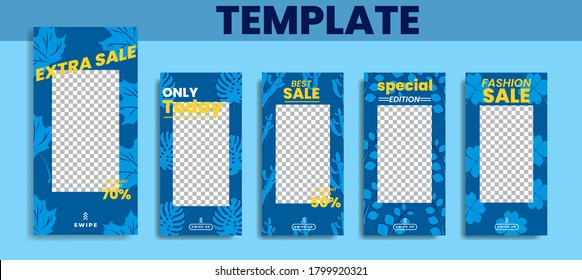 editable winter template for instagram stories, Stories Sale, Banner Background ,Poster, Flyer, Coupon, Layout Composision Gift Card.