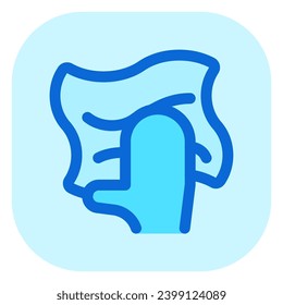 Editable wipe clean hand vector icon. Part of a big icon set family. Perfect for web and app interfaces, presentations, infographics, etc