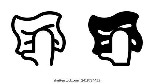 Editable wipe clean hand vector icon. Part of a big icon set family. Perfect for web and app interfaces, presentations, infographics, etc