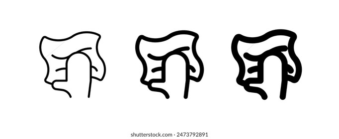 Editable wipe clean hand vector icon. Part of a big icon set family. Perfect for web and app interfaces, presentations, infographics, etc