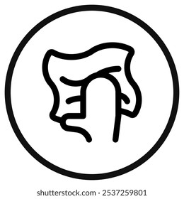 Editable wipe clean hand vector icon. Part of a big icon set family. Perfect for web and app interfaces, presentations, infographics, etc