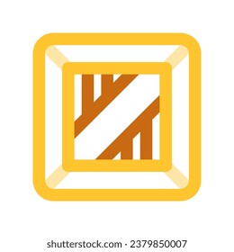 Editable wooden crate, package vector icon. Shipping, delivery, e-commerce, transport, logistics. Part of a big icon set family. Perfect for web and app interfaces, presentations, infographics, etc