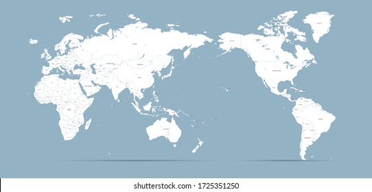 editable world map vector for graphic design. world countries map. 