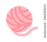 Editable yarn ball vector icon. Veterinary, animal, pet care, pet shop. Part of a big icon set family. Perfect for business, web and app interfaces, presentations, infographics, etc