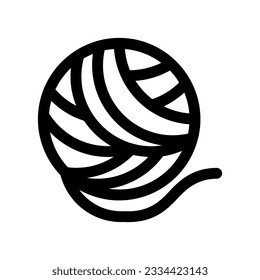 Editable yarn ball vector icon. Veterinary, animal, pet care, pet shop. Part of a big icon set family. Perfect for business, web and app interfaces, presentations, infographics, etc