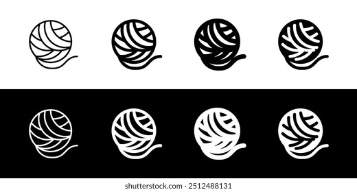 Editable yarn ball vector icon. Veterinary, animal, pet care, pet shop. Part of a big icon set family. Perfect for business, web and app interfaces, presentations, infographics, etc