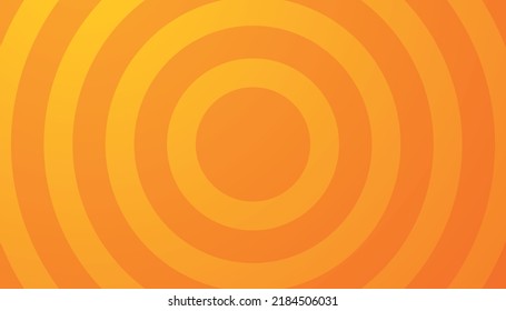 editable yellow circle vector background with modern style