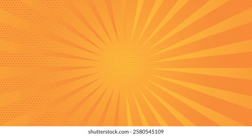 editable yellow circle vector background with modern style