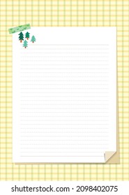 Edited design background image in A4 (216*303mm) size. It is vector data that is easy to modify and transform the design.