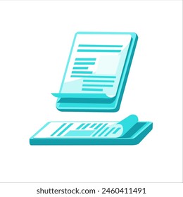 Editing the document  icon with arise style. Document file folder icon. File task icon for business and presentation