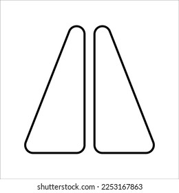 Editing Flip Vertical Icon in Line Style