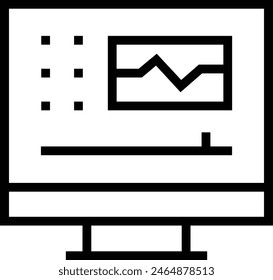 editing icon. Thin linear style design isolated on white background