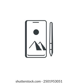 Editing icon, Editing vector illustration