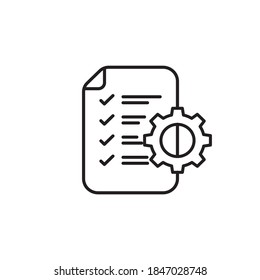 Editing icon in vector. Logotype
