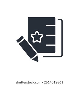 editing icon. vector.Editable stroke.linear style sign for use web design,logo.Symbol illustration.
