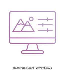 editing icon with white background vector stock illustration