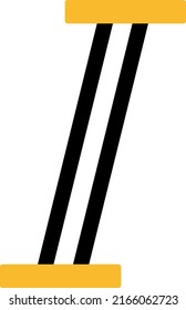 Editing italic text, illustration, vector on a white background.