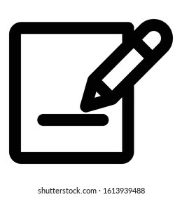 
Editing, pencil Bold Vector Icon which can be easily edited or modified
