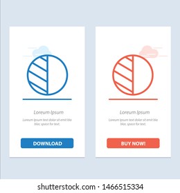 Editing, Photo, Shadow  Blue and Red Download and Buy Now web Widget Card Template. Vector Icon Template background