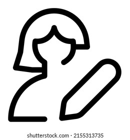 Bearbeiten von Benutzerprofilinformationen mit Bleistift-Layout