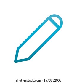 edition user interface blue gradient vector illustration