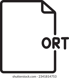 Editor File Format Outline Icon