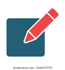 Editor Glyph Two Color Icon For Personal And Commercial Use.
