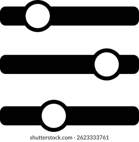 Icono de editor EPS en blanco y negro