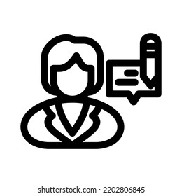 icono de editor o logotipo símbolo de signo aislado ilustración vectorial - iconos vectoriales de estilo negro de alta calidad
