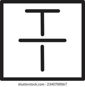 Editor Text Font Outline Icon