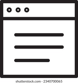 Editor Text Learning Outline Icon