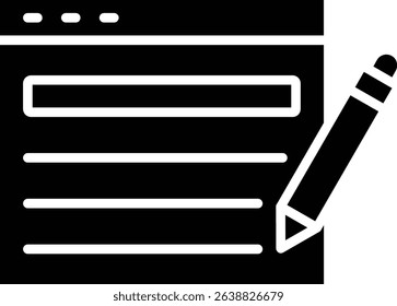 Editor vector icon. Can be used for printing, mobile and web applications.