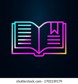 editorial, book nolan icon. Simple thin line, outline vector of Editorial design icons for ui and ux, website or mobile application
