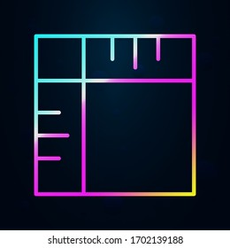 editorial, crop nolan icon. Simple thin line, outline vector of Editorial design icons for ui and ux, website or mobile application