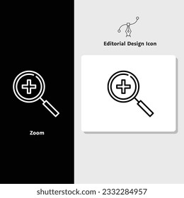 Icono de diseño editorial, icono de diseño vectorial