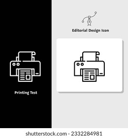 Editorial design icon, vector design icon - Shutterstock ID 2332284981