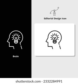 Icono de diseño editorial, icono de diseño vectorial