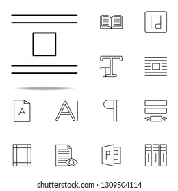 editorial, jump object icon. editorial design icons universal set for web and mobile