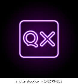 editorial, quark neon icon. Elements of editorial design set. Simple icon for websites, web design, mobile app, info graphics