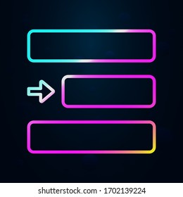 editorial, right alignment nolan icon. Simple thin line, outline vector of Editorial design icons for ui and ux, website or mobile application
