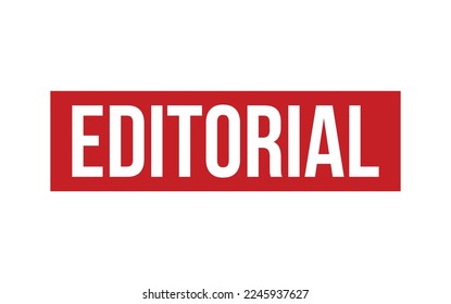 Editorial Rubber Stamp Seal Vector