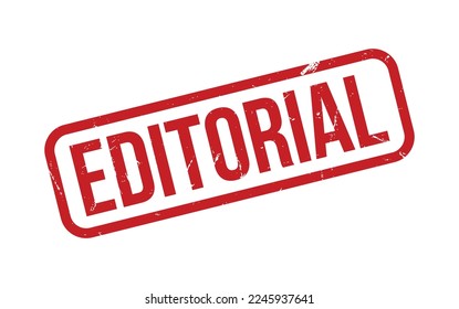 Editorial Rubber Stamp Seal Vector