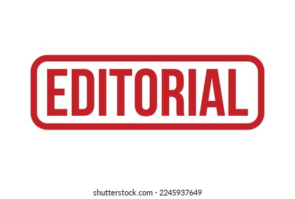 Redaktionelle Gummistempel-Siegel-Vektorgrafik