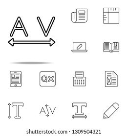 editorial, tracking icon. editorial design icons universal set for web and mobile