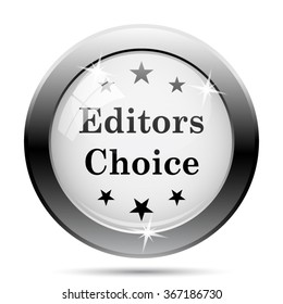 Editors choice icon. Internet button on white background. EPS10 vector.
