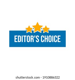 Editor's Choice Icon Label Badge Design Vector