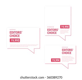Editors' Choice Price Tags