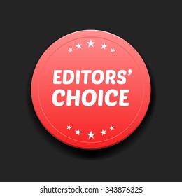 Editors' Choice Round Label